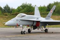 J-5020 @ LFBD - Swiss Air Force McDonnell Douglas FA-18C Hornet, Flight line, Bordeaux-Mérignac airport Air Base (LFBD-BOD) Open day 2017 - by Yves-Q
