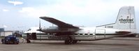G-CEAS @ EBBR - Awaiting a load of courier at Brussels hub mid80s - by j.van mierlo