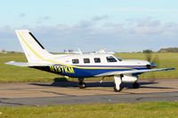 N137KM @ EGSH - Nice Visitor. - by keithnewsome