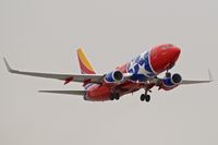 N922WN @ KBOI - Climb out from RWY 28R.