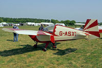 G-ASXI @ EGHP - G-ASXI   Tipsy T.66 Nipper II [56] Popham~G 30/04/2011 - by Ray Barber