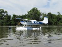 N571C @ OSH - nice old cessna - by magnaman