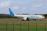 F-WTTE @ LFRB - Airbus A330-941 neo, Taxiing rwy 07R, Brest-Bretagne airport (LFRB-BES) - by Yves-Q