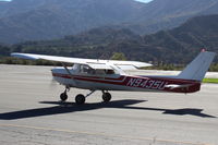 N9435U @ SZP - 1976 Cessna 150M, Continental O-200 100 hp, taxi back - by Doug Robertson