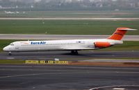 SX-BEU @ EDDL - Euro Air MD83 arriving in DUS - by FerryPNL
