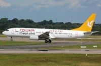 TC-AAB @ EDDL - Pegasus B738 landing - by FerryPNL