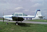 G-BLHW @ EGCJ - G-BLHW   Varga 2150A Kachina [VAC-161-80] Sherburn-in-Elmet~G 20/09/1992 - by Ray Barber