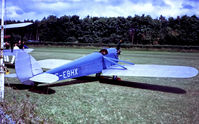 G-EBHX @ EGTH - G-EBHX   de Havilland DH.53 Hummingbird [98] (Shuttleworth Trust) Old Warden~G 29/06/1975 - by Ray Barber