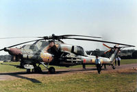 032 @ EGKR - 032 yellow Mil-Mi-28A [00-03] (Mil Design Bureau) Redhill~G 19/09/1989 - by Ray Barber