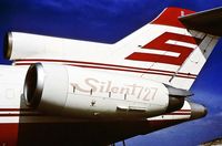 OY-SAU @ LPA - Las Palmas 17.11.1990, Re-engine - by leo larsen