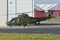H44 @ EGSH - One of three Belgian Army A-109's visiting Norwich along with a NH90. - by Graham Reeve
