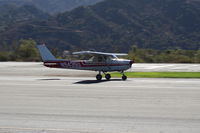 N9435U @ SZP - 1976 Cessna 150M, Continental O-200 100 Hp, landing roll Rwy 22 - by Doug Robertson