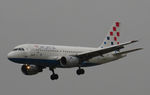 9A-CTH @ EGLL - Croatia Airlines A319 -112 Landing runway 09R from ZAG,LHR 26.7.15
