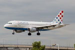 9A-CTL @ EGLL - Croatia Airlines A319 -112 Landing runway 09L from ZAG,LHR 13.7.17