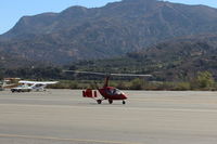 N212XN @ SZP - 2015 Pollock AutoGyro Gmbh CALIDUS, Rotax 914ULS 115 Hp Experimental pusher, landing roll Rwy 22 - by Doug Robertson