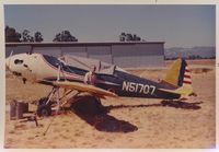 N51707 @ PRB - Paso Robles Airport California 5-72. - by Clayton Eddy