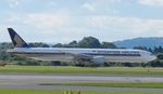 9V-SWD @ EGCC - Singapore Airlines    B 777- 312ER         ,MAN 7.7.14