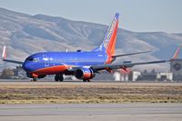 N288WN @ KBOI - Landing roll out on RWY 28L.
