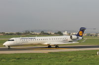 D-ACKI @ LMML - Bombardier CRJ-900LR D-ACKI Lufthansa - by Raymond Zammit