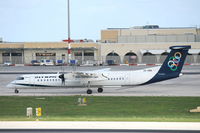 SX-OBA @ LMML - Bombardier DHC-8 SX-OBA Olympic Airways - by Raymond Zammit