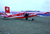 HB-FCT @ LSPN - HB-FCT   Pilatus PC-6B2/H2 Turbo Porter [637] Triengen~HB 11/09/1981 - by Ray Barber
