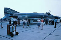 65-0615 @ EGUN - 68-0555   McDonnell-Douglas QRF-4C Phantom II [3380] (United States Air Force) RAF Mildenhall~G 04/07/1976.From a slide.