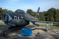 FU-66 @ EBBL - Belgian Air Force F-84F Thunderstreak on display at Kleine Brogel air base - by Van Propeller