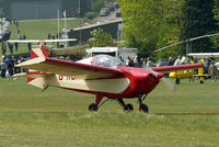 G-ASXI @ EGHP - G-ASXI Tipsy T.66 Nipper II [56] Popham~G 30/04/2011 - by Ray Barber