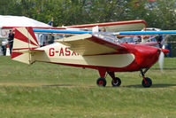 G-ASXI @ EGHP - G-ASXI Tipsy T.66 Nipper II [56] Popham~G 30/04/2011 - by Ray Barber