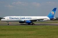 G-FCLI @ EGCC - Thomas Cook B752 now flies cargo for DHL - by FerryPNL