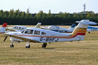 G-BHFJ @ EGLM - G-BHFJ   Piper PA-28RT-201T Turbo Arrow IV [28R-7931298] White Waltham~G 10/09/2006 - by Ray Barber