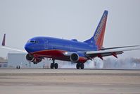 N234WN @ KBOI - Touch down on RWY 10L.