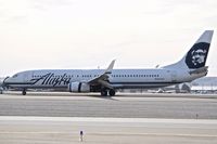N320AS @ KBOI - Landing roll out on RWY 10L.