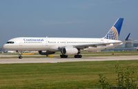 N14121 @ EGCC - Continental B752 starting its take-off. - by FerryPNL