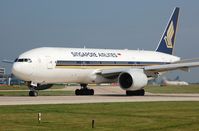9V-SVB @ EGCC - Singapore B772 lining-up for a 12 hour flight back home. - by FerryPNL