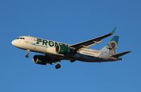 N323FR @ KLAS - Airbus A320-251N