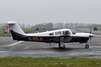 G-BOJI @ EGSH - Departing from Norwich. - by Graham Reeve