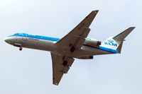 PH-KZF @ EGLL - PH-KZF   Fokker F-70 [11577] (KLM cityhopper) Home~G 01/08/2014. On approach 27R. - by Ray Barber