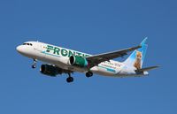 N329FR @ KLAS - Airbus A320-251N