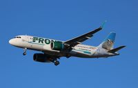 N331FR @ KLAS - Airbus A320-251NEO