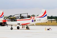 061 @ LFSI - Pilatus PC-9M, Croatian Air Force aerobatic team, Flight line, St Dizier-Robinson Air Base 113 (LFSI) Open day 2017 - by Yves-Q