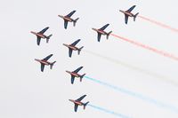 E45 @ LFSI - Dassault-Dornier Alpha Jet E (F-TETF), Leader of Patrouille de France 2017, On display, St Dizier-Robinson Air Base 113 (LFSI) Open day 2017 - by Yves-Q