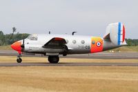 F-AZES @ LFSI - Dassault MD-312 Flamant, Taxiing to parking area, St Dizier-Robinson Air Base 113 (LFSI) Open day 2017 - by Yves-Q