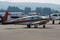 HB-DGE @ LSZG - Apron at Grenchen.