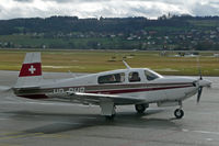 HB-DHP @ LSZG - A cloudy day at Grenchen.