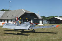 HB-EDC @ EKNM - Beautiful flying weather. Morsoe airfield. Scanned from a slide. - by sparrow9