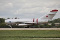 N1713P @ KOSH - PZL Mielec Lim-5 (MiG-17F)  C/N 1C1713, N1713P