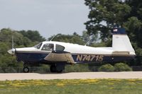 N74715 @ KOSH - Mooney M20B Mark 21  C/N 1715, N74715 - by Dariusz Jezewski www.FotoDj.com
