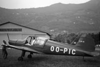 OO-PIC @ LSZA - At Lugano-Agno airport, which looked quite different in the mid-fifties as today. OO-registered from 1954-10-11 until 1966-08-21. Scanned from a 6x9cm negative. - by sparrow9