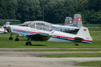 HB-TUO @ LSZL - At Locarno-Magadino airport, civil side. New owner. - by sparrow9